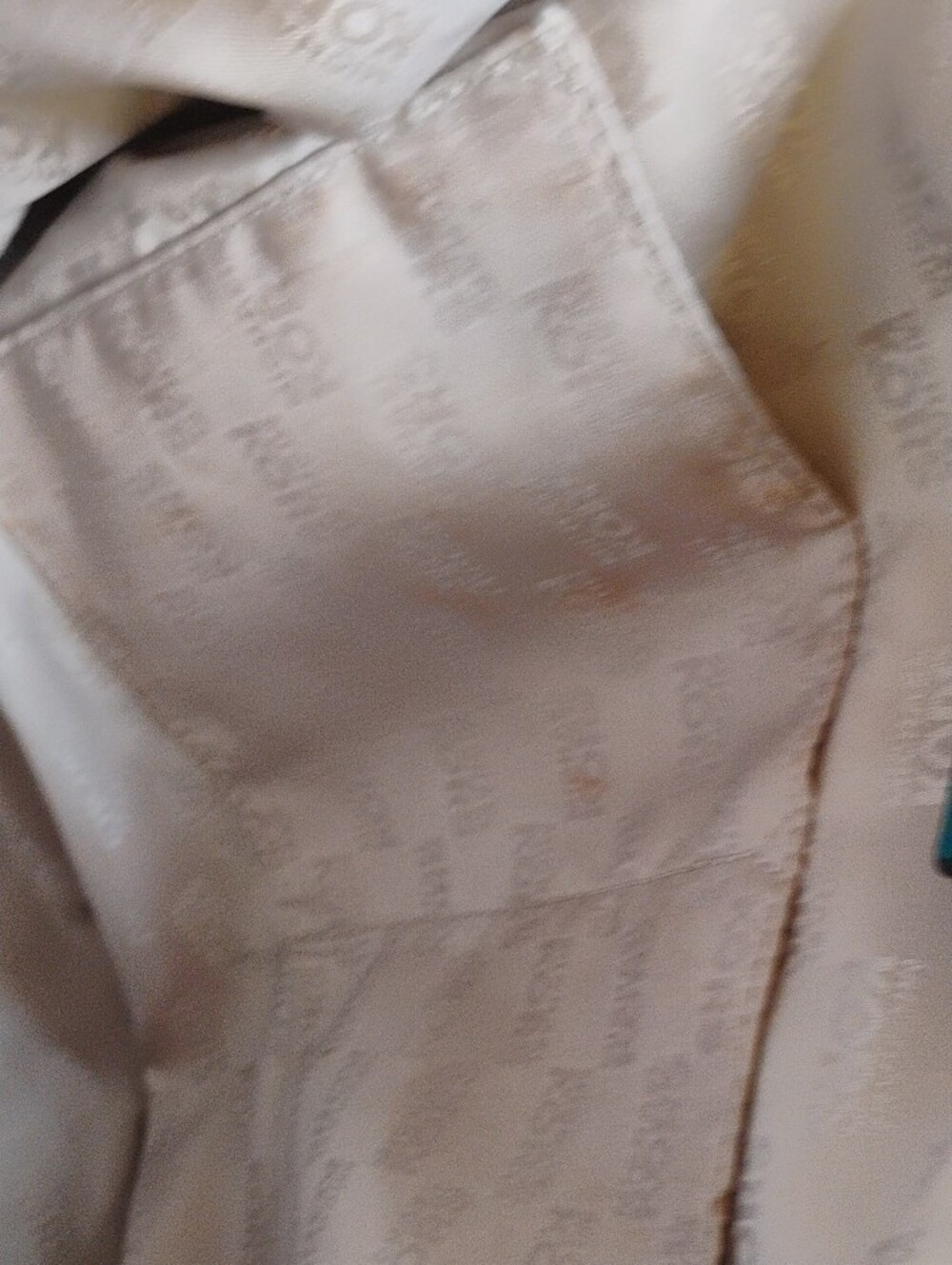 Michael Kors Teal  Leather Shoulder Bag With Tassel On The Back Free Shipping - Picture 9 of 10